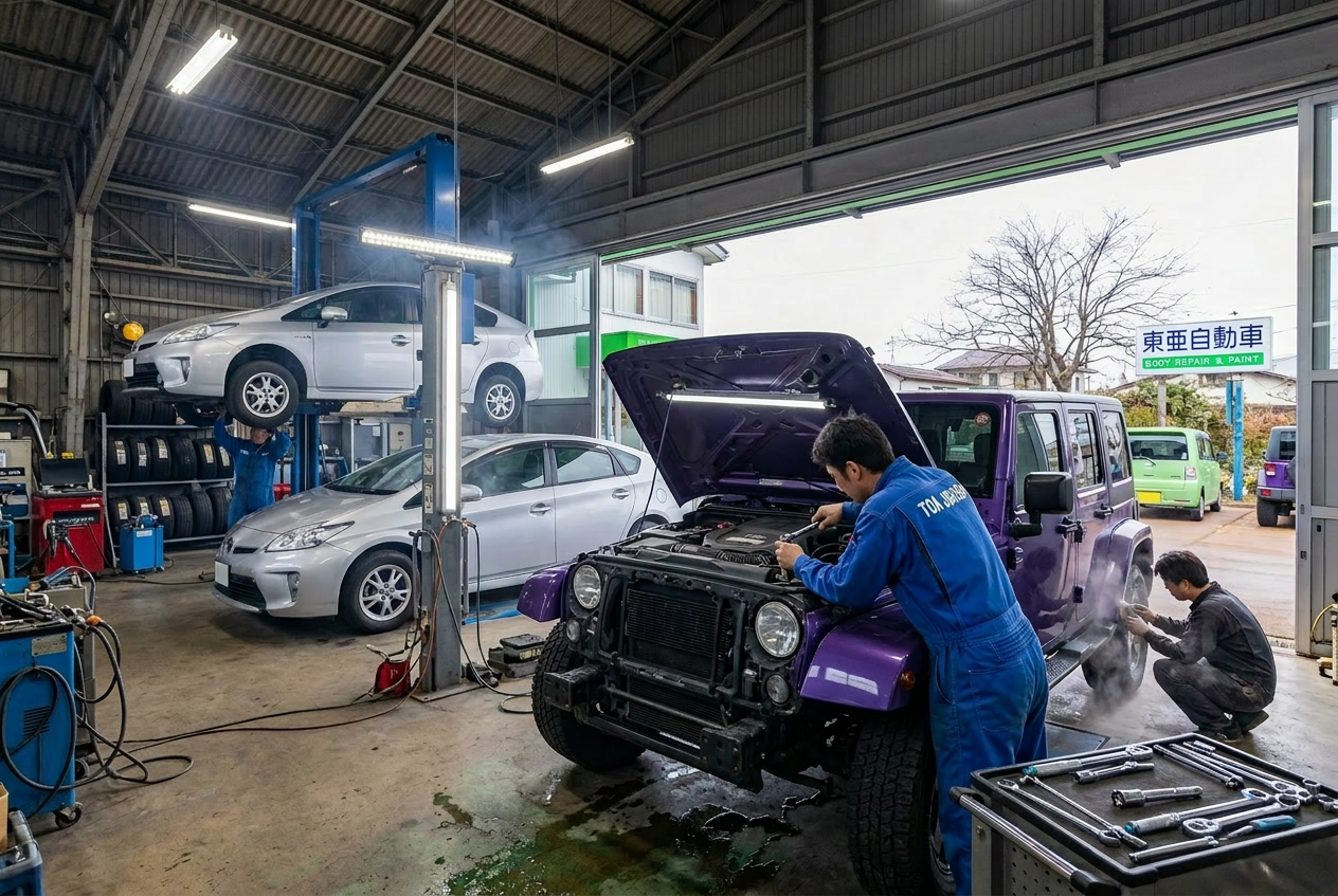 修理・メンテナンスに使用する診断機